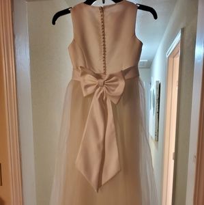 David's bridal flower girl ivory size 8 dress
